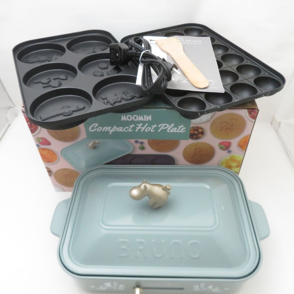 BRUNO ブルーノ BOE059 ムーミン コンパクトホットプレート 1点 SC8860Z 【中古】