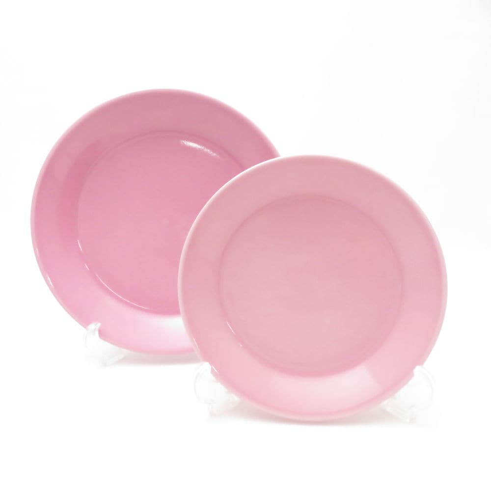 美品 iittala イッタラ ティーマ 中皿 2枚 ローズ 17/21cmプレートセット 北欧 SU13120J2 【中古】