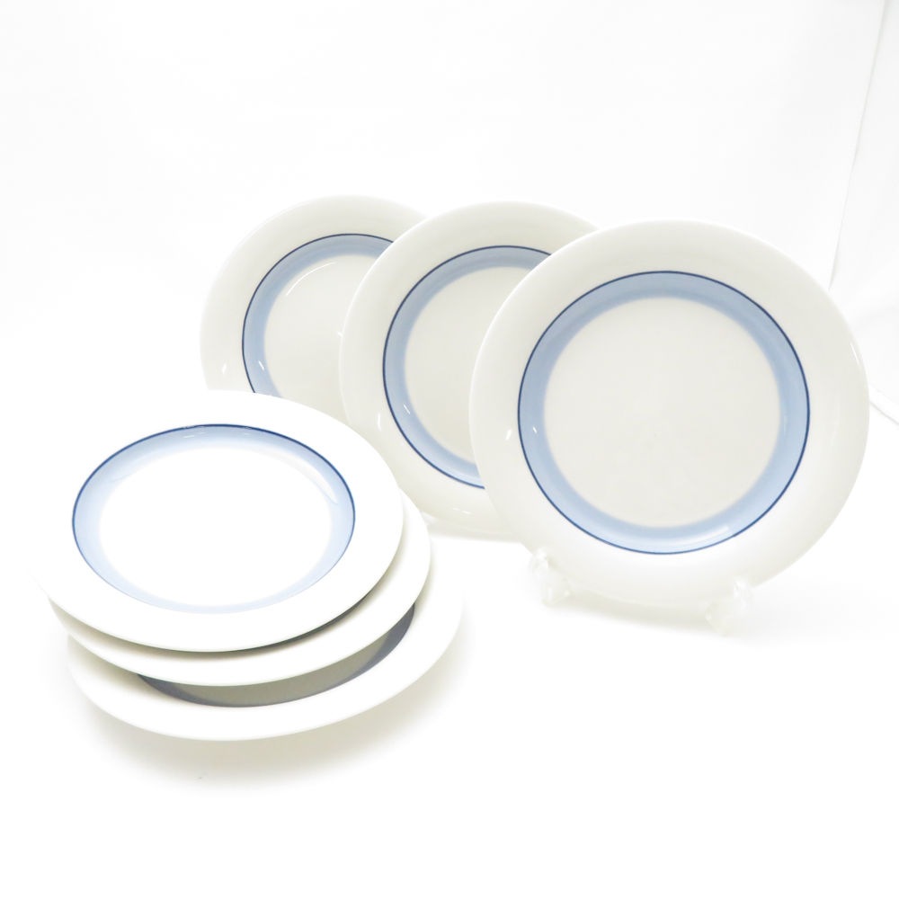 アラビア社　アークティカ　プダス　プレート中6枚セット 未使用 ARABIA アラビア Pudas Arctica アークティカ プダス 中