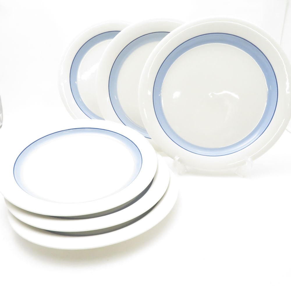 未使用 ARABIA アラビア Pudas Arctica アークティカ プダス 大皿 6枚 セット 26cmプレート 旧ロゴ 北欧 SC8914J1 【中古】