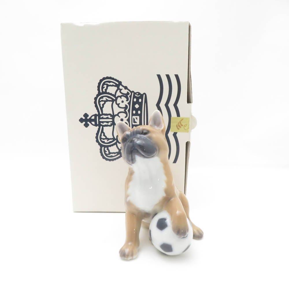 未使用 ROYAL COPENHAGEN ロイヤルコペンハーゲン ゾディアック 2018年 フィギュリン 1点 置物 干支 犬 イヌ 戌 SC8948B3 【中古】