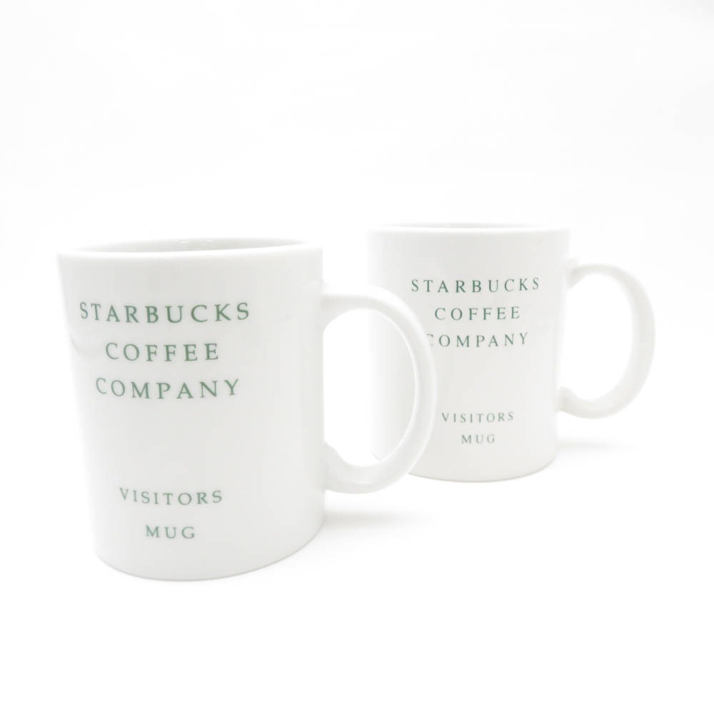 STARBUCKS スターバックス VISITORS MUG ビジターズ マグカップ 2点 セット シアトル本社限定 スタバ コーヒー SU13136P1 【中古】