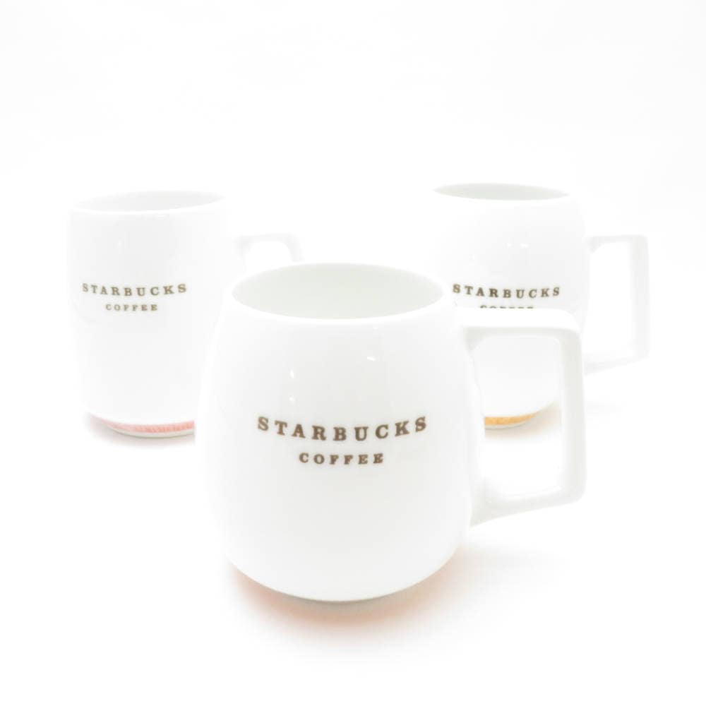 未使用 STARBUCKS スターバックス コーヒージャーニーマグ マグカップ 3点 セット スタバ 有田焼 レア 希少 SM4576J2 【中古】