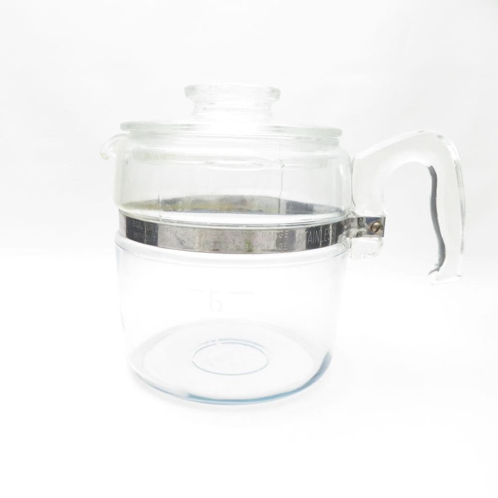 難有 PYREX パイレックス 7756 コーヒーポット 1点 パーコレーター オールド 6カップ 900ml SO3650S2 【中古】