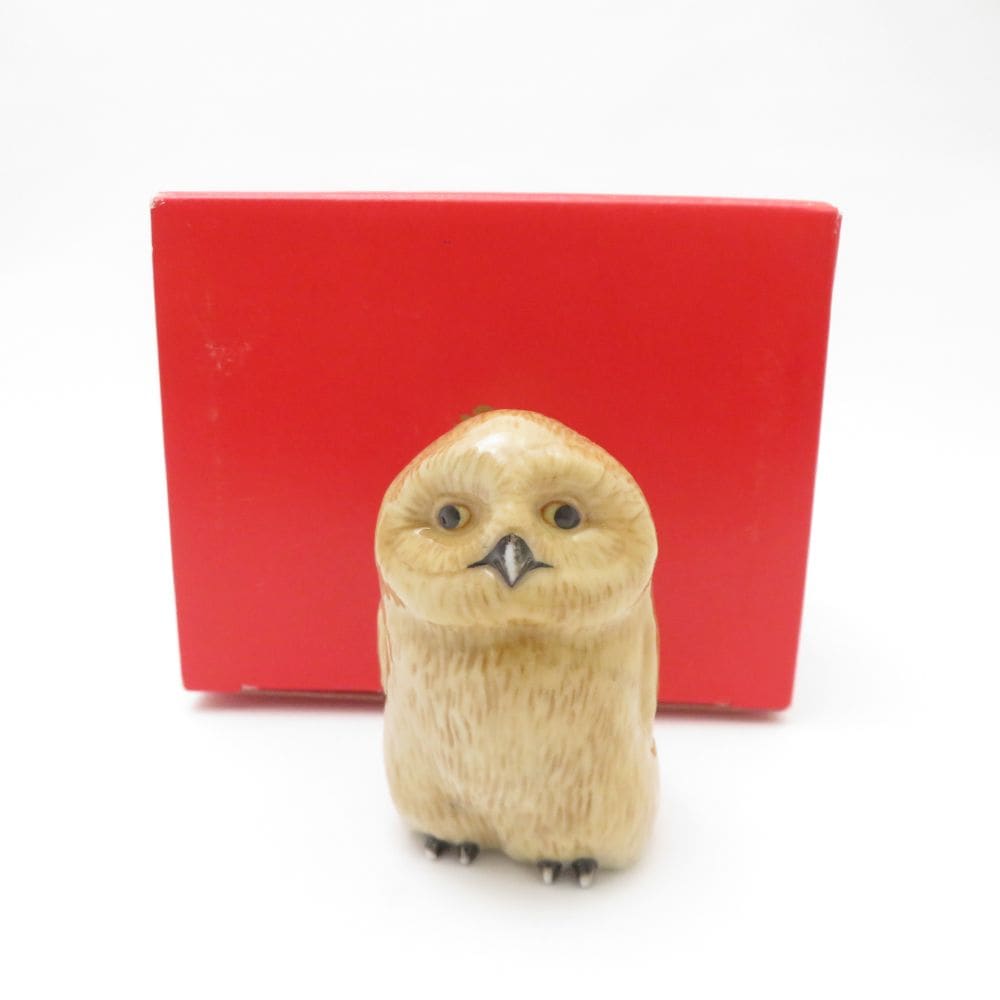 未使用 B&G ビングオーグレンダール マザーズデイ Limited 2005 フィギュリン 1点 置物 ミミズクの雛 希少 レア SC9035D2 【中古】