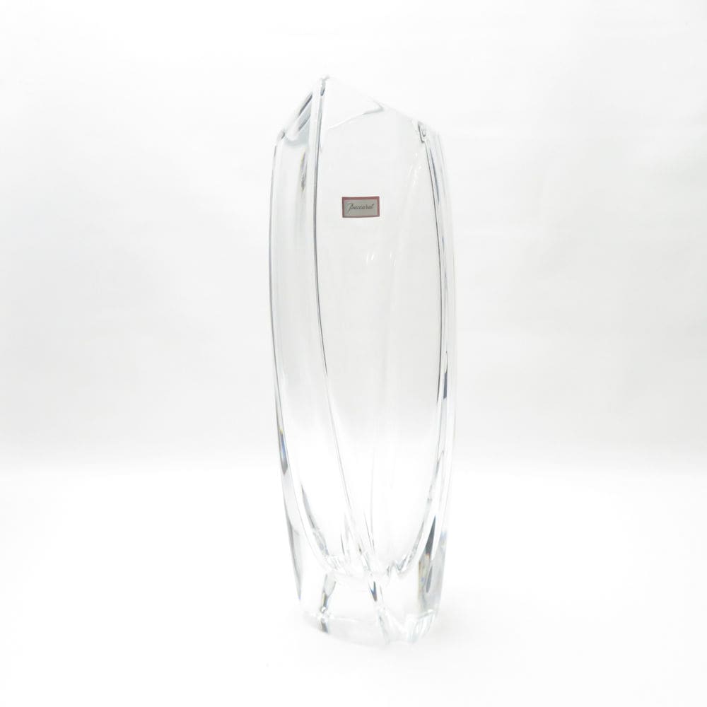 美品 Baccarat バカラ ジベルニー PRigot 花瓶 H25cm フラワーベース 花びん 花器 SC9047G1 【中古】