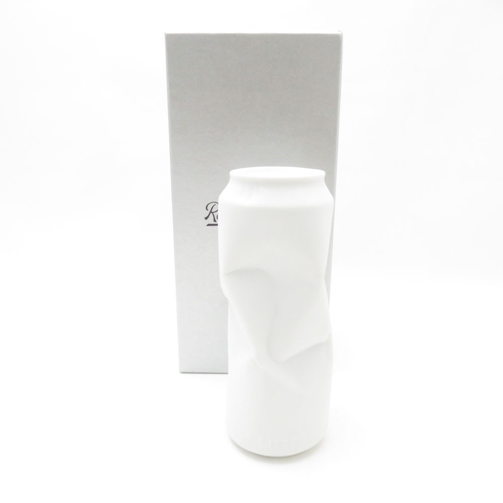 未使用 Rosenthal ローゼンタール DO NOT LITTER 花瓶 一輪挿し 環境保護 空き缶 オブジェ インテリア SY13366X2 【中古】