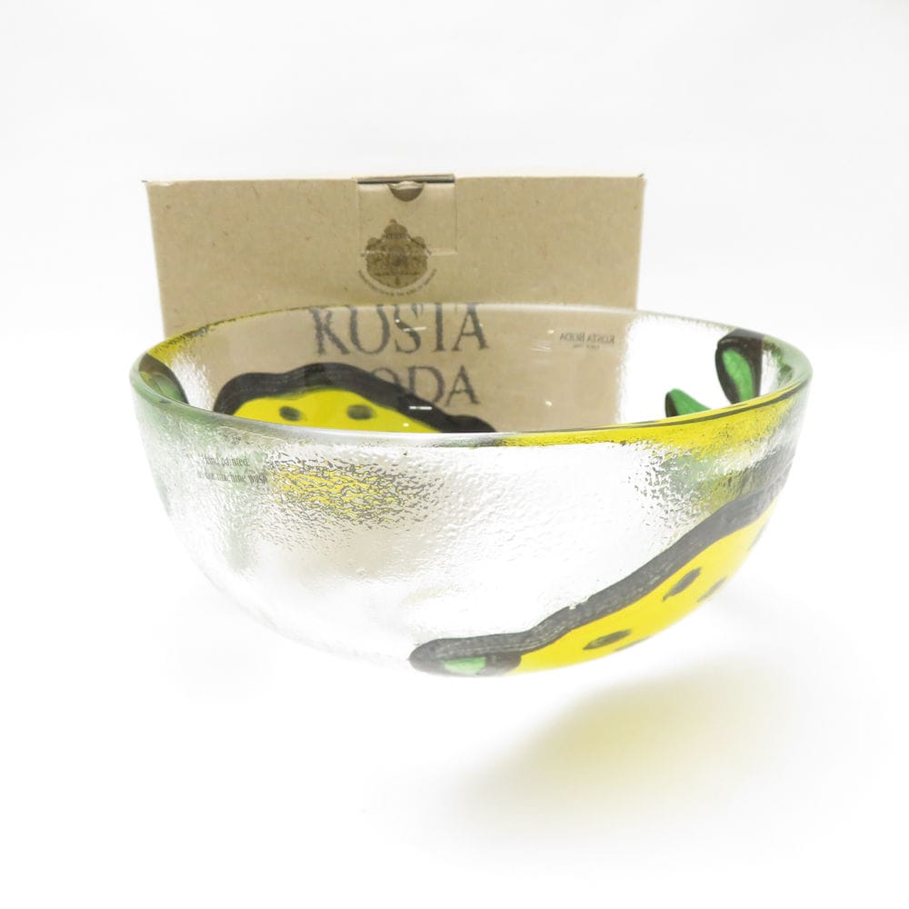 未使用 KOSTA BODA コスタボダ LIMONCINO リモンチーノ ボウル 深皿 ディープ レア 希少 SY13371X2 【中古】