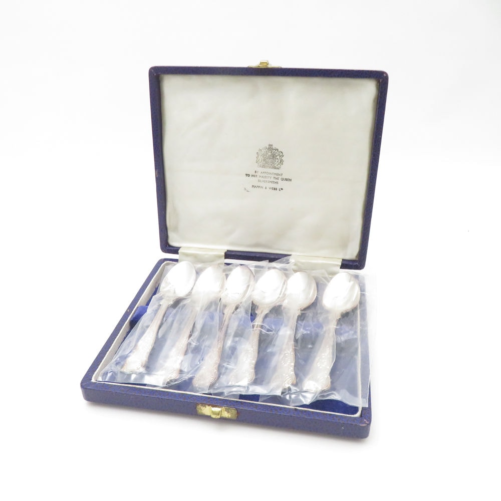 未使用 MAPPIN&WEBB マッピン＆ウェッブ スプーン 6本 セット 11cm シルバープレート SC9007L1 【中古】