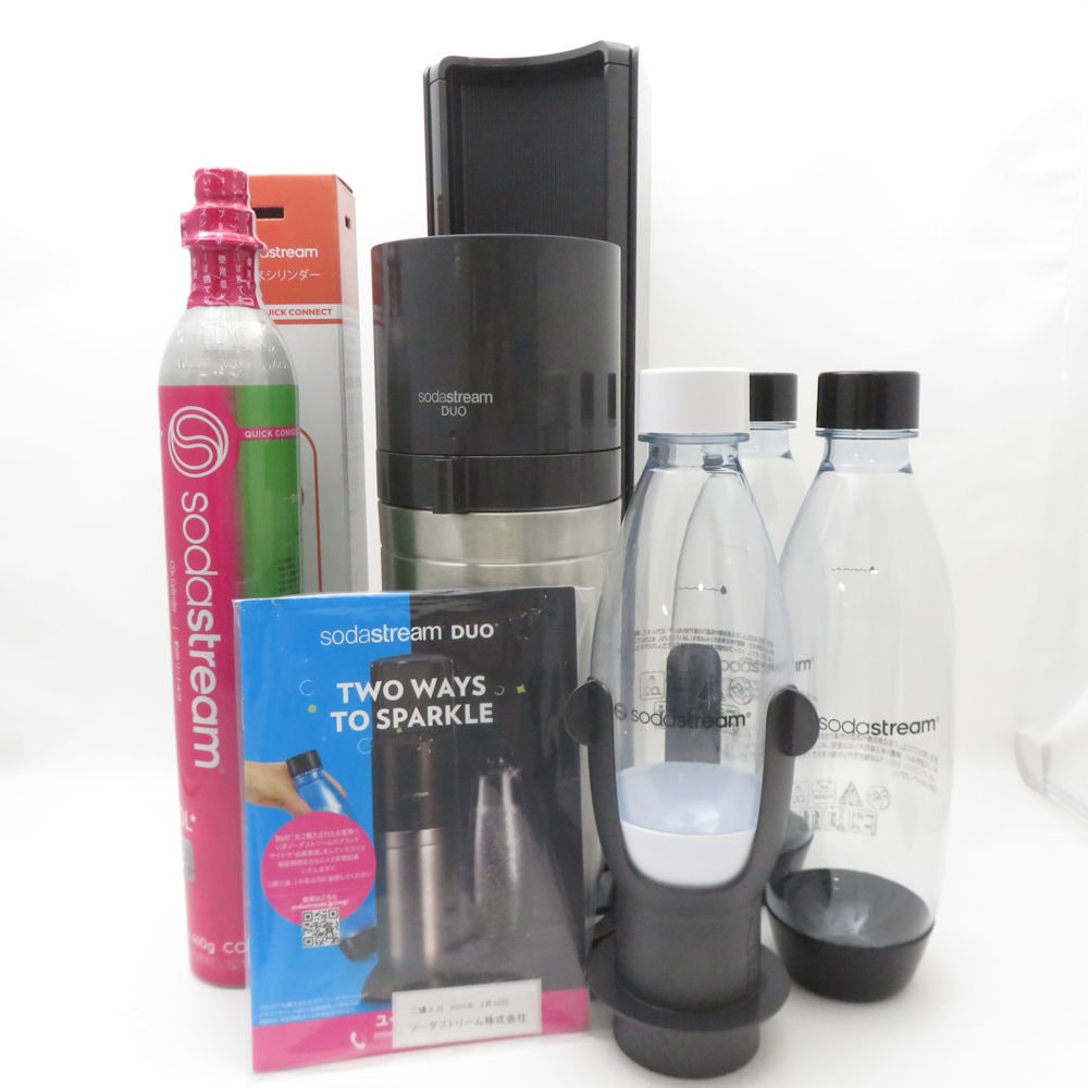 美品 sodastream ソーダストリーム DUO 炭酸水メーカー SM4678Z 【中古】