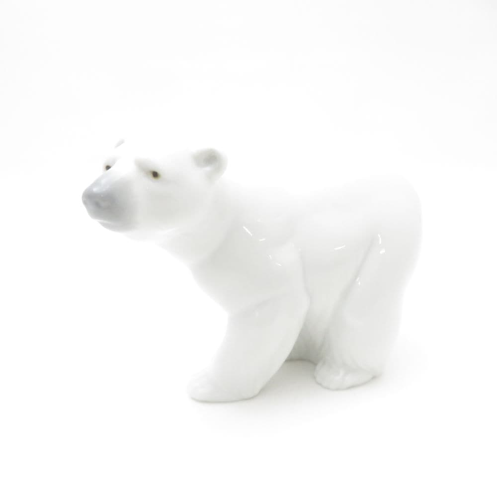 美品 リヤドロ LLADRO 動物シリーズ 白熊 シロクマ 美品】 リヤドロ