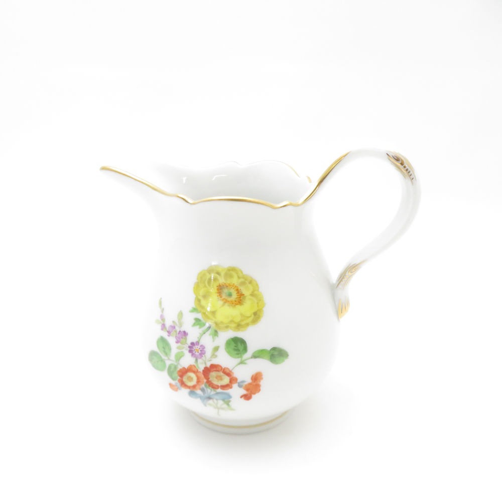 美品 MEISSEN マイセン ベーシックフラワー 三つ花 060110 クリーマー SY13352A3 【中古】