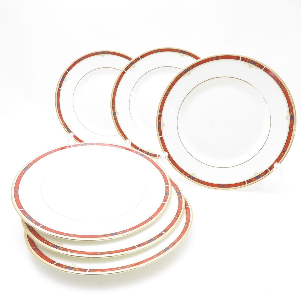 美品 WEDGWOOD ウェッジウッド コロラド 中皿 6枚 17cmプレート セット SY13359A3 【中古】