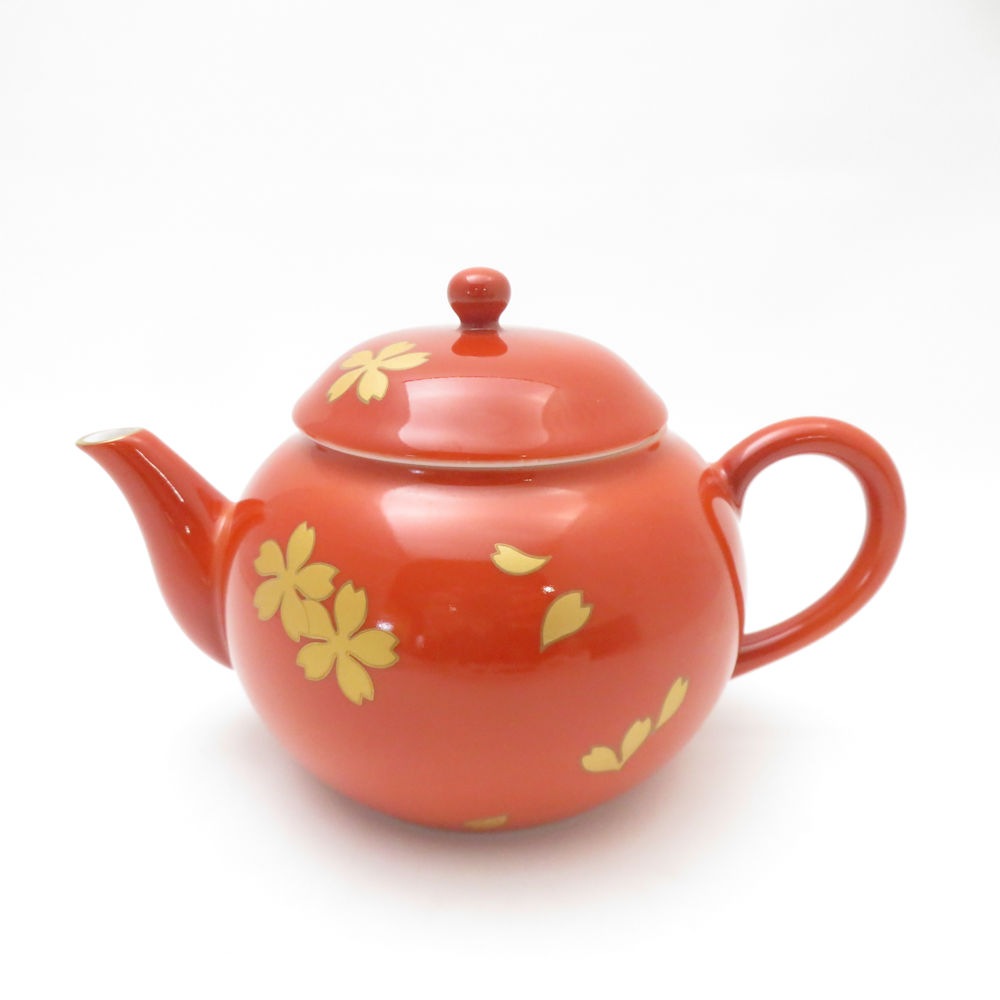 未使用 Fukagawa Seiji 深川製磁 金彩桜文 急須 SM4747B4 【中古】