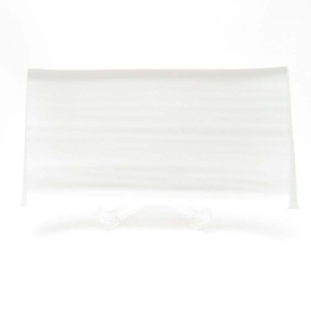 未使用 Satoshi Takaku 高久敏士 長方形皿 34cmプレート 大皿 白磁 SC9203F2 【中古】