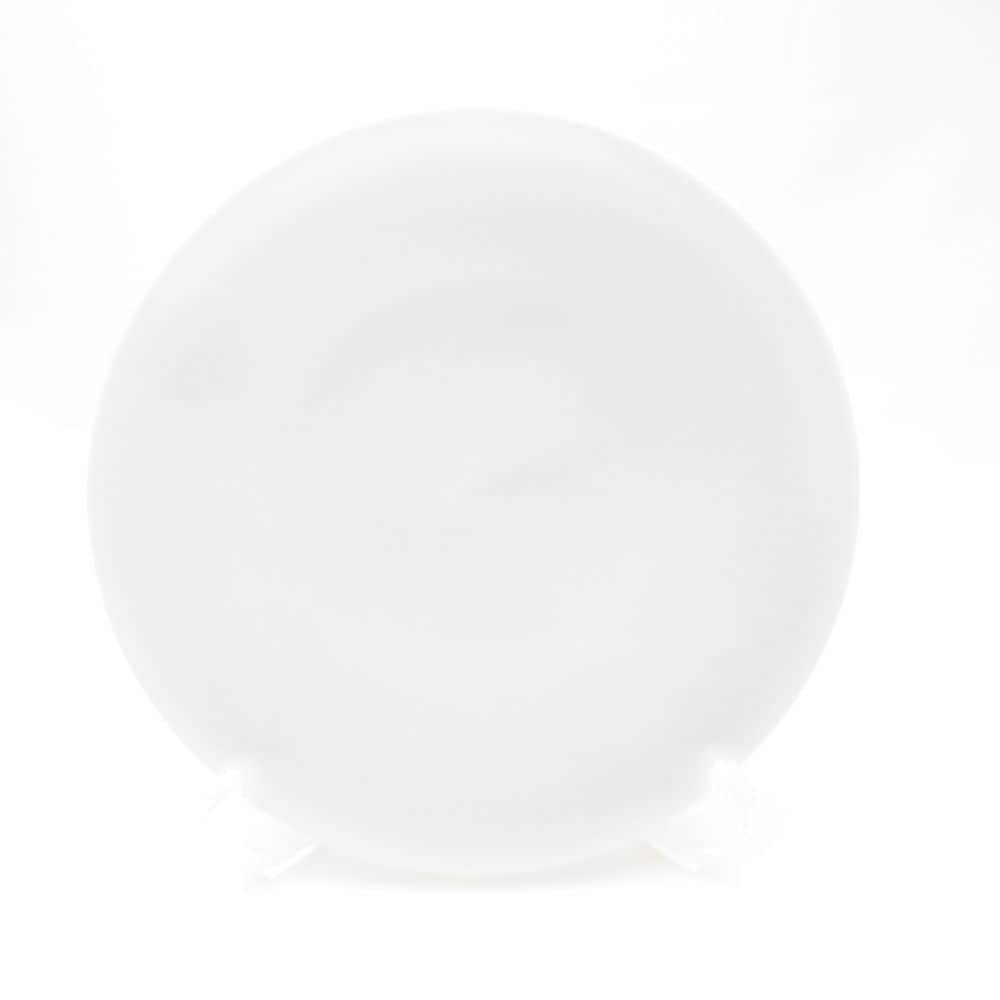 未使用 Satoshi Takaku 高久敏士 中皿 22cmプレート 丸皿 白磁 SC9206F2 【中古】