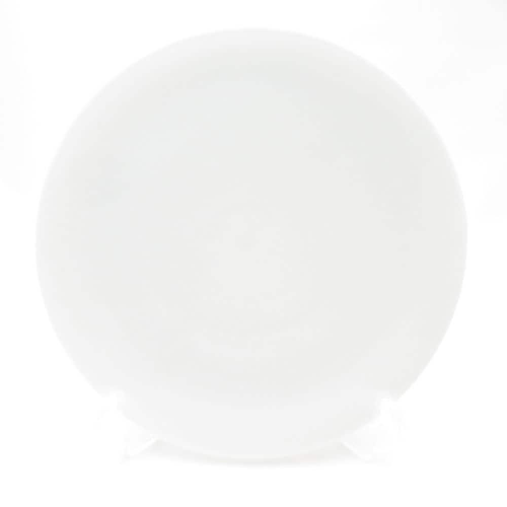 未使用 Satoshi Takaku 高久敏士 中皿 22cmプレート 丸皿 白磁 SC9207F2 【中古】