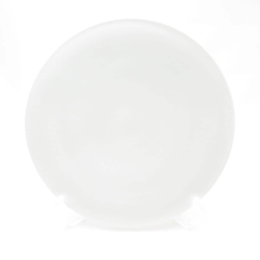 未使用 Satoshi Takaku 高久敏士 中皿 22cmプレート 丸皿 白磁 SC9208F2 【中古】