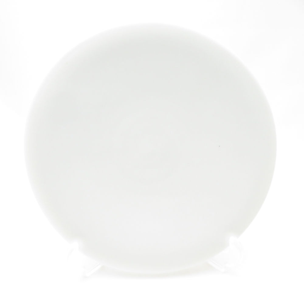 未使用 Satoshi Takaku 高久敏士 中皿 22cmプレート 丸皿 白磁 SC9209F2 【中古】