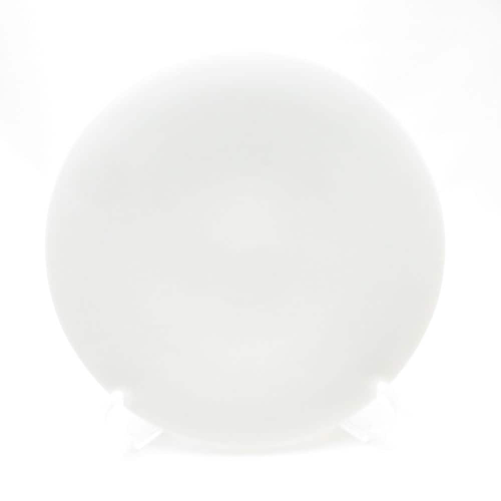 未使用 Satoshi Takaku 高久敏士 中皿 22cmプレート 丸皿 白磁 SC9212F2 【中古】