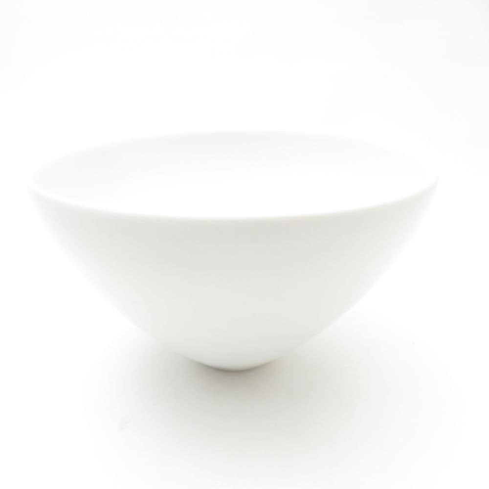 未使用 Satoshi Takaku 高久敏士 ボウル 14cmプレート 深皿 白磁 SC9217F2 【中古】