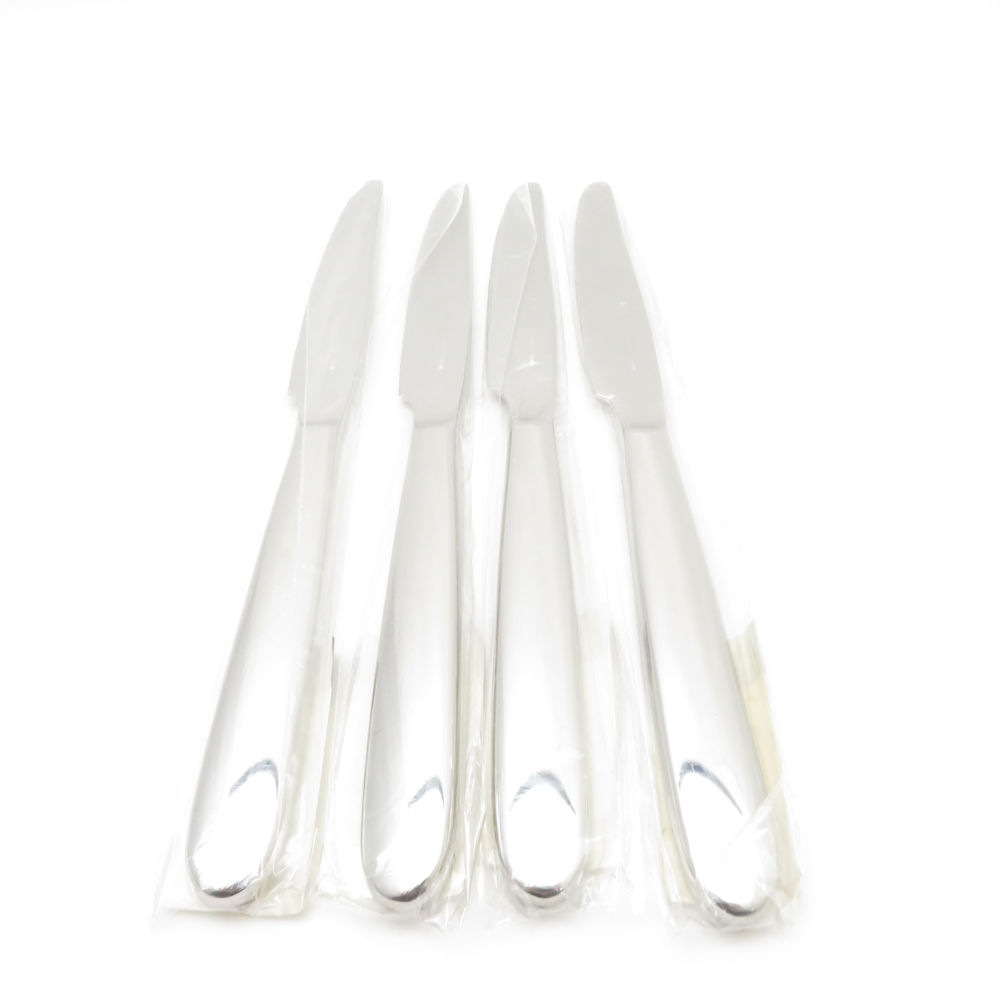 未使用 la base ラバーゼ デザートナイフ ミラー仕上 4点 ステンレス セット 和平フレイズ カトラリー SC9254F2 【中古】