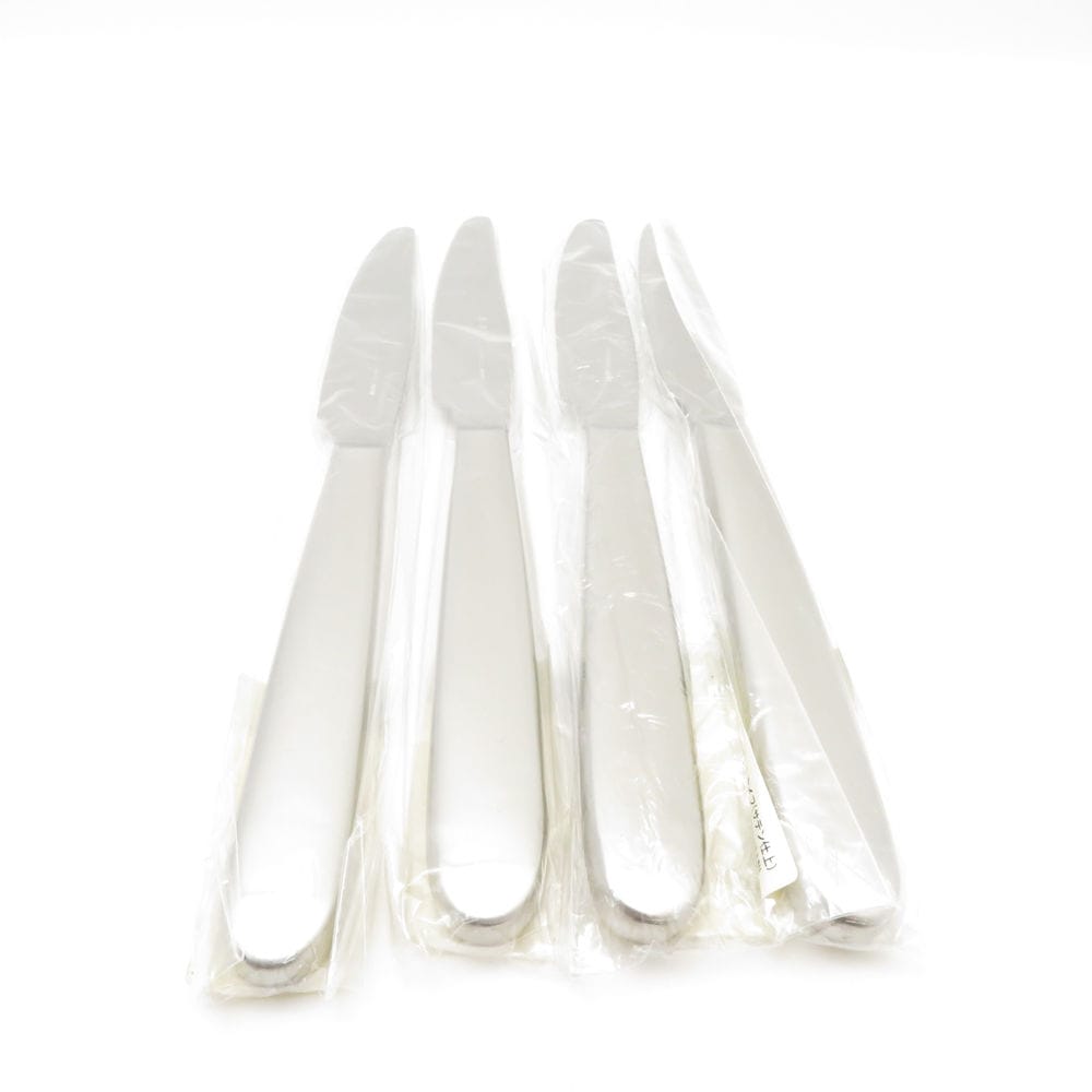 未使用 la base ラバーゼ デザートナイフ サテン仕上 4点 ステンレス セット 和平フレイズ カトラリー SC9255F2 【中古】