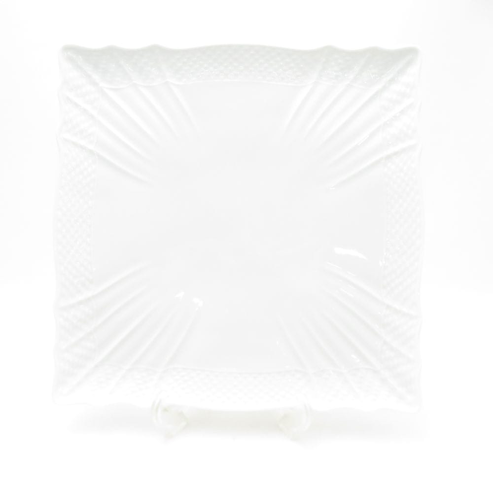 美品 Richard Ginori リチャードジノリ ベッキオホワイト スクエアプレート 27cm 大皿 ディナー SM4776H2 【中古】