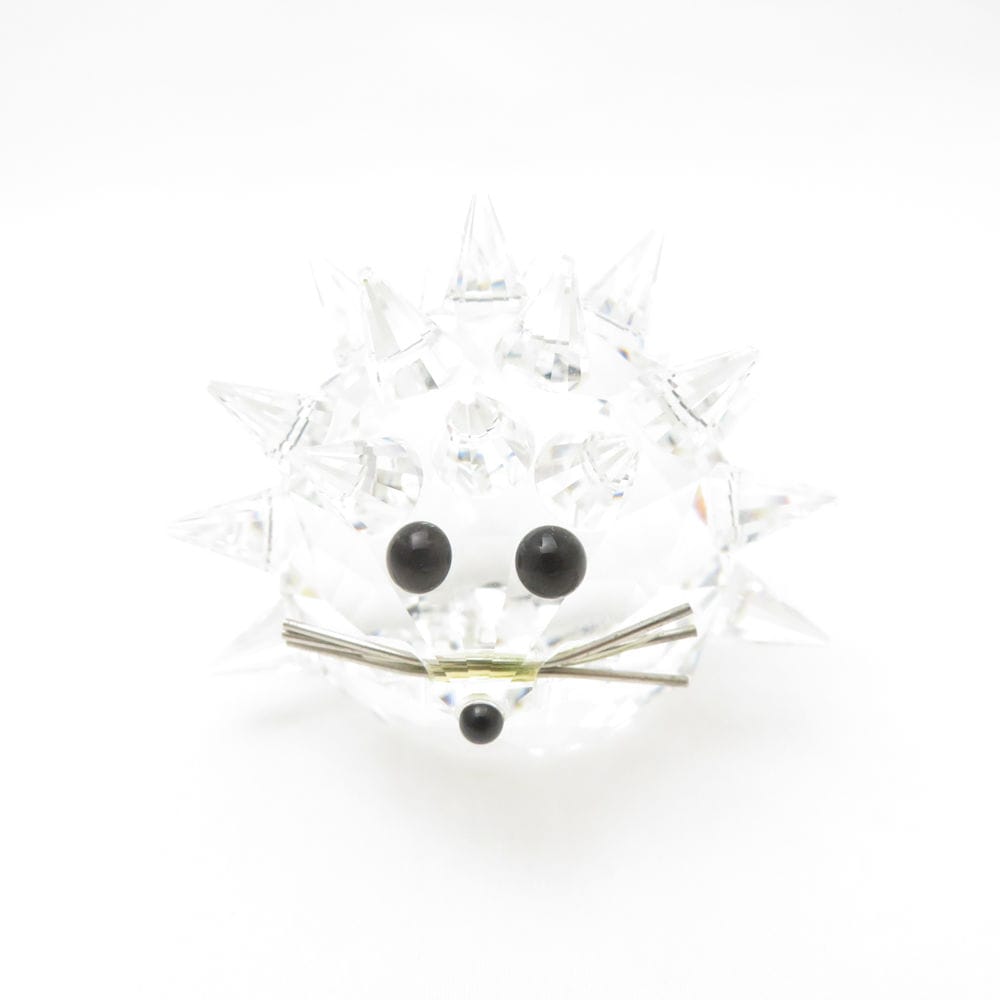 美品 SWAROVSKI スワロフスキー フィギュリン ハリネズミ クリスタル 置物 SM4769Q1 【中古】