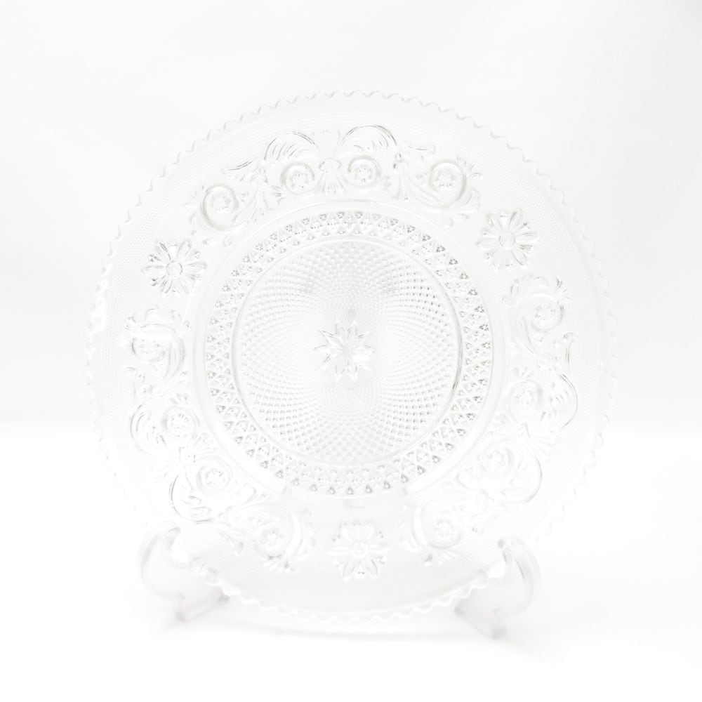 美品 Baccarat バカラ アラベスク 中皿 20cmプレート デザート SO3666U2 【中古】