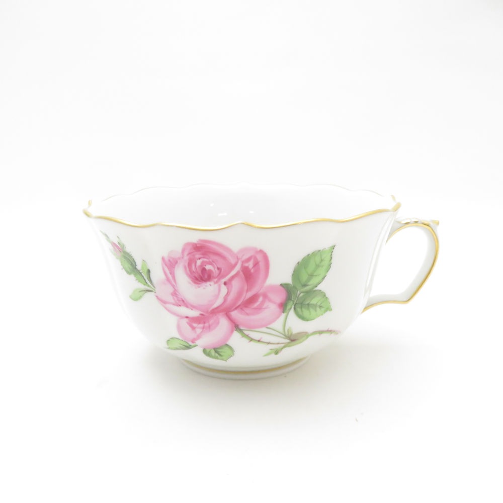 MEISSEN マイセン マイセンのバラ（ピンク） ティーカップのみ 薔薇 ローズ SC9190V2 【中古】