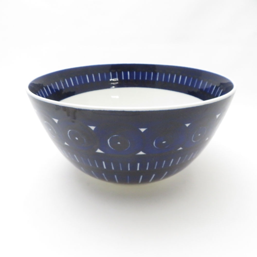 美品 ARABIA アラビア バレンシア ボウル 22cm 深皿 大鉢 北欧 ヴィンテージ SU13249V2 【中古】