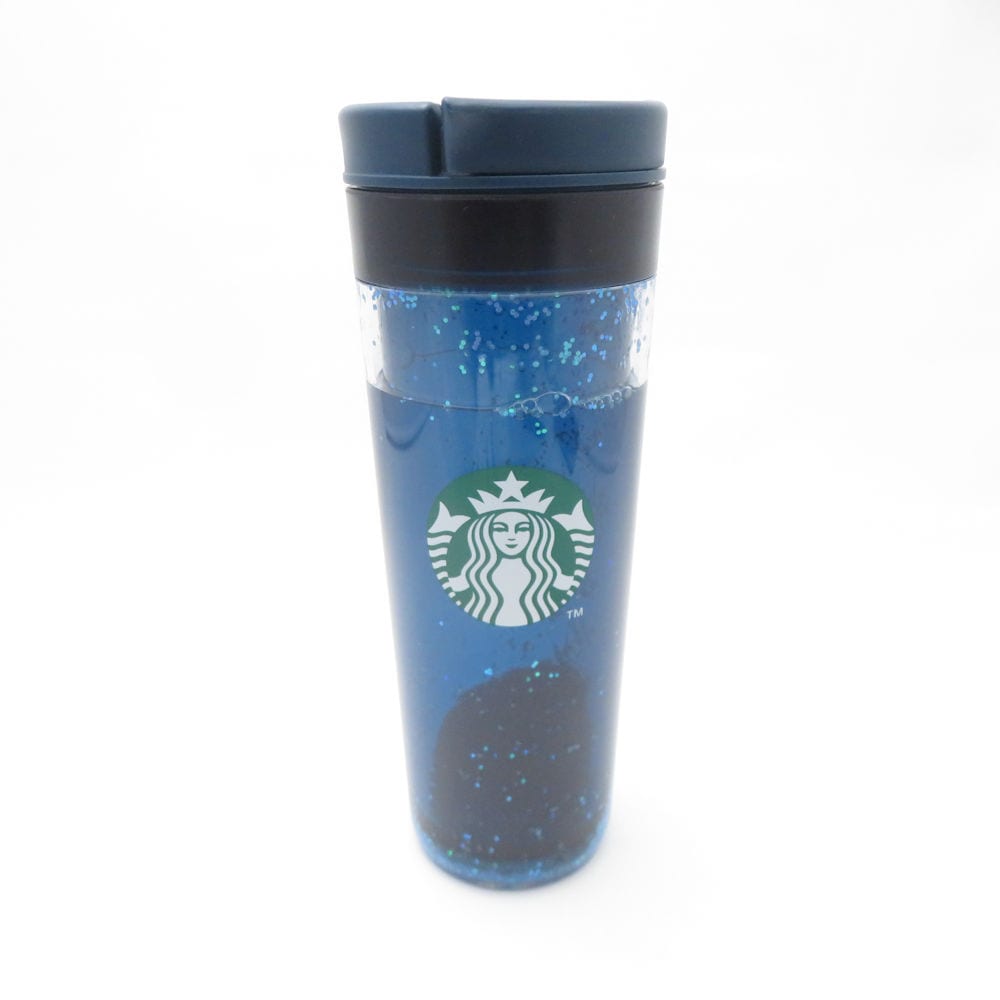 美品 STARBUCKS スターバックス ホリデー2024ウォーターイン タンブラー グリッター入り 473ml スタバ ボトル 水筒 SU13240F1 【中古】
