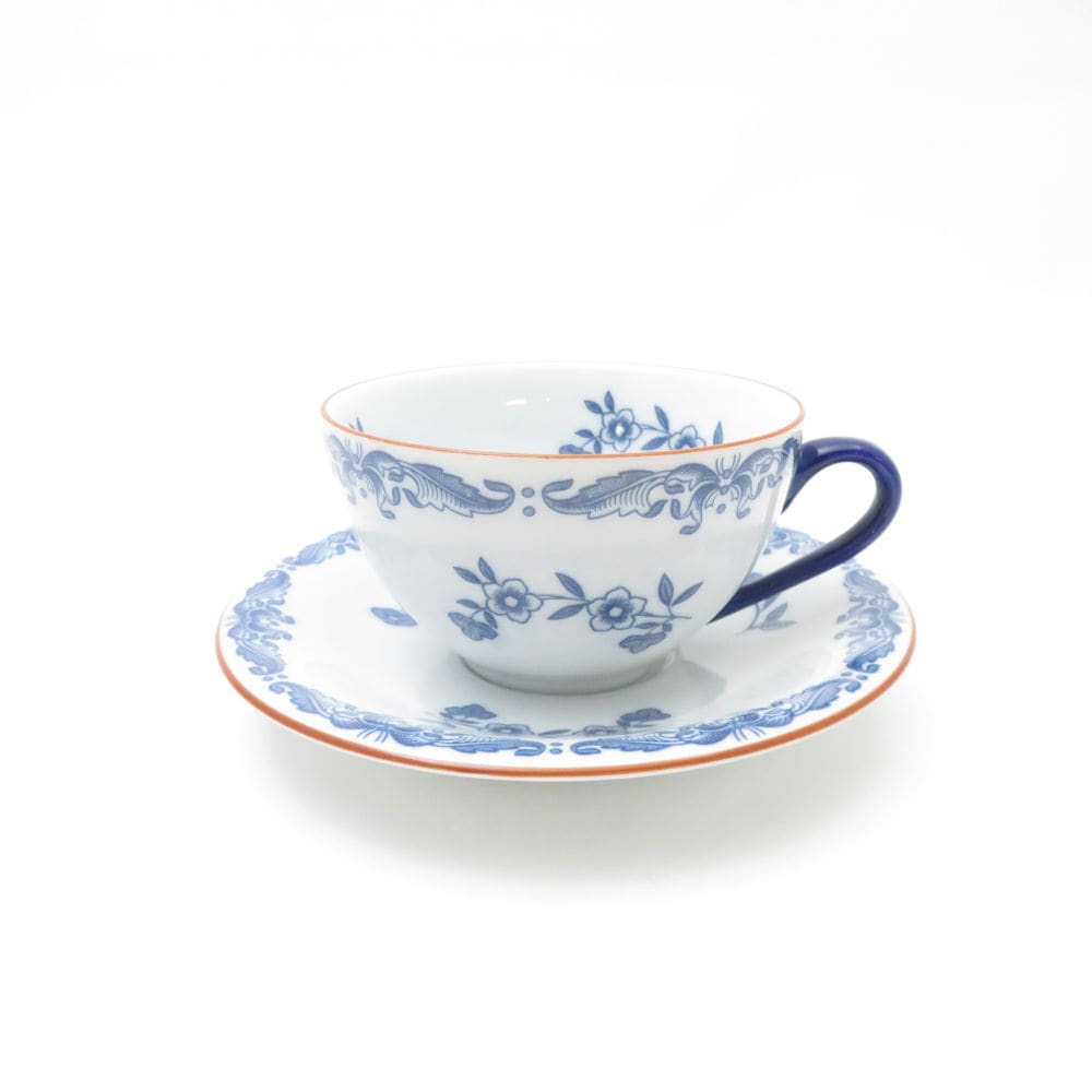 美品 Rorstrand ロールストランド オスティンディア カップ＆ソーサー 北欧 SM4785E2 【中古】