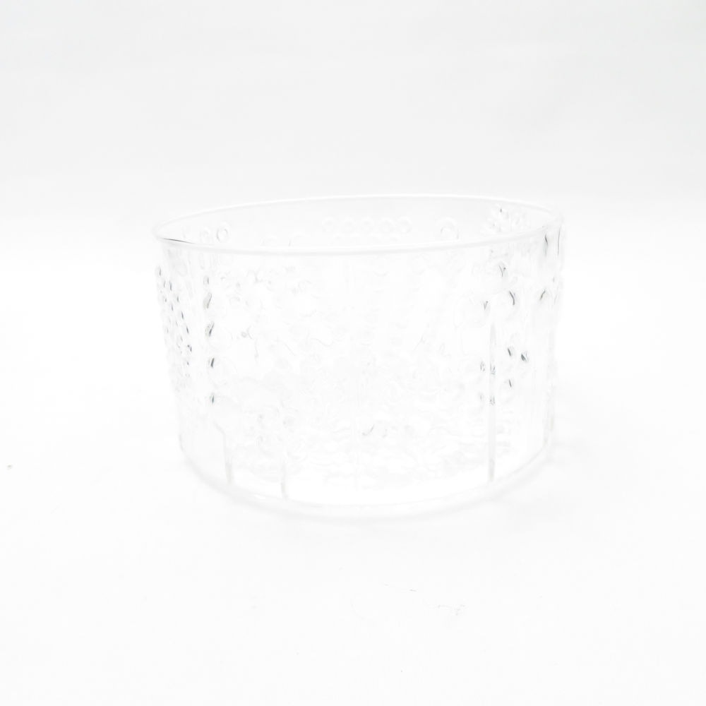 iittala イッタラ フローラ ボウル 10cm サラダ フルーツ ガラス クリア 北欧 SM4787E2 【中古】