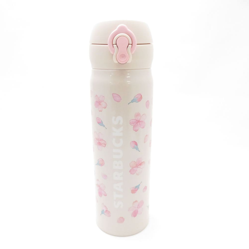 未使用 STARBUCKS スターバックス SAKURA 2021 ハンディステンレスボトル スタバ 桜 サーモス タンブラー 水筒 SC9174Q1 【中古】