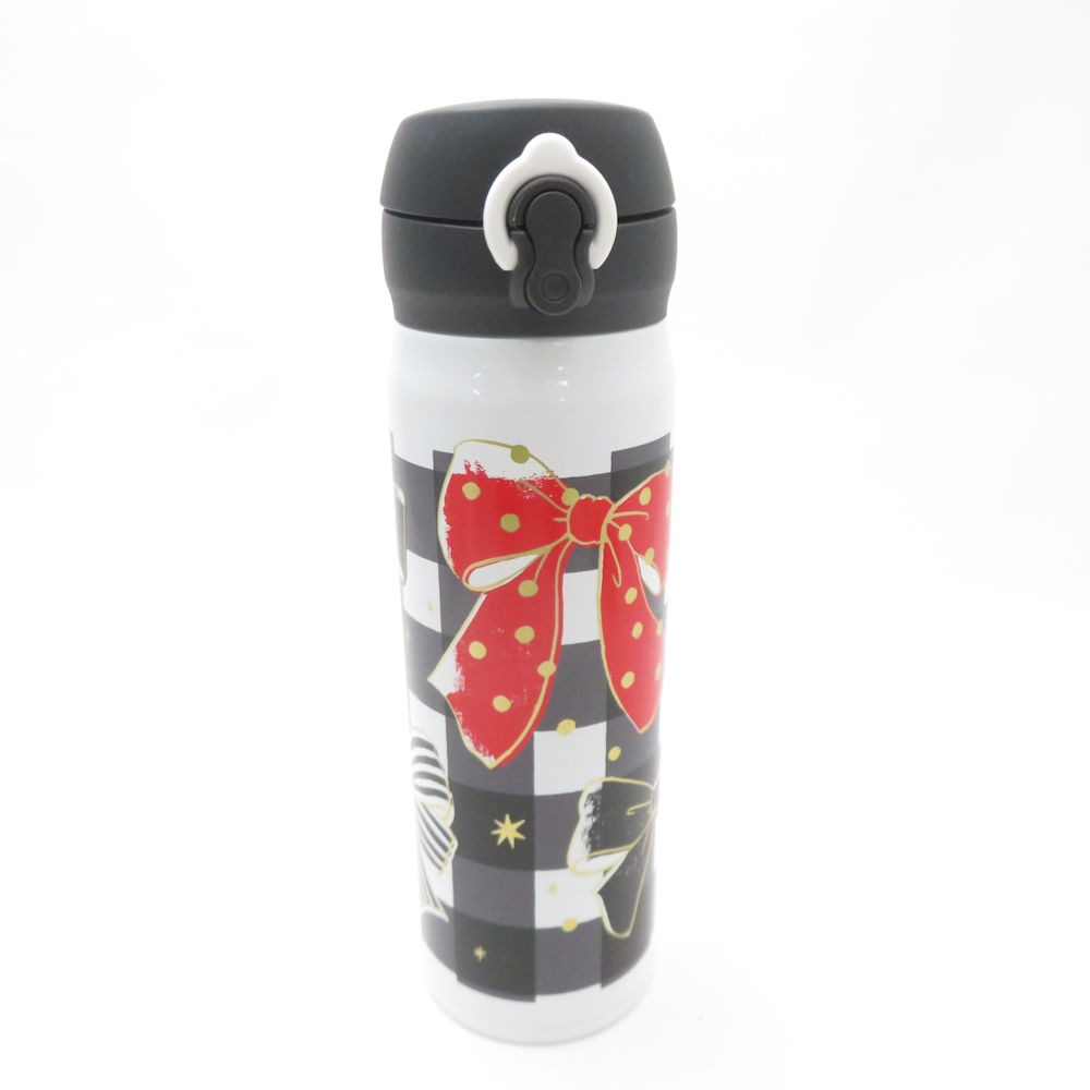 未使用 STARBUCKS スターバックス ホリデー2020 ハンディーステンレスボトル リボン スタバ クリスマス サーモス タンブラー SC9175Q1 【中古】