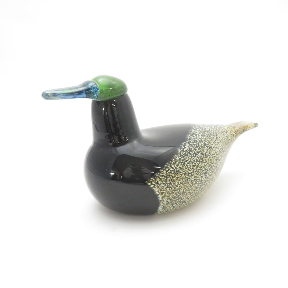 美品 iittala イッタラ Birds by Toikka バードバイトイッカ バード SORSAUROS/MALE DUCK 鳥 置物 オブジェ 北欧 インテリア SC9401Q3 【中古】