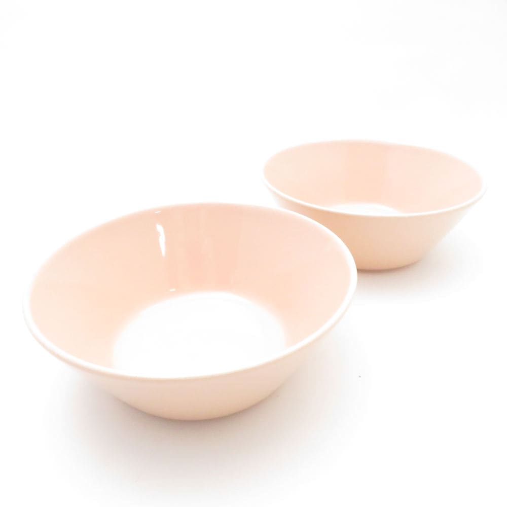 美品 iittala イッタラ ティーマ ボウル 2枚 ペア パウダー 15cm シリアル 深皿 北欧 SU13326C1 【中古】