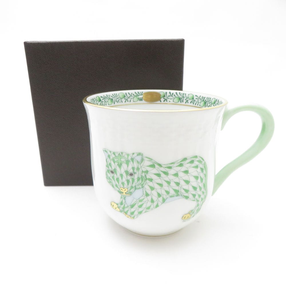 美品 Herend ヘレンド 2022年 壬寅 ゾディアック ZODV16192 マグカップ コップ SY13445J1 【中古】