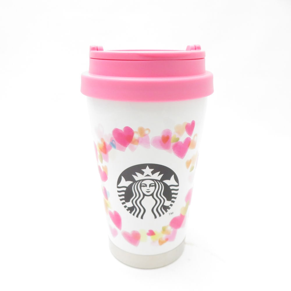 未使用 STARBUCKS スターバックス 2019年 バレンタイン ステンレスタンブラー スタバ ハート SO3690R1 【中古】