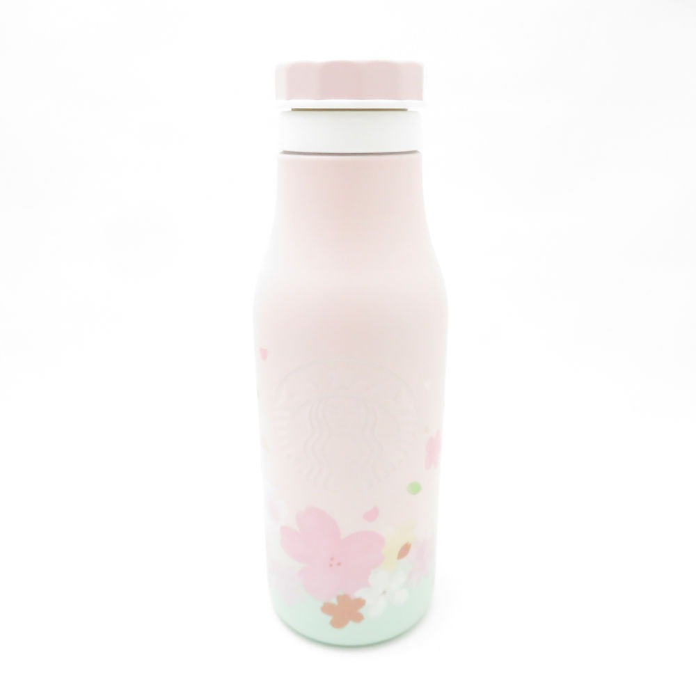 未使用 STARBUCKS スターバックス 2020年 SAKURA グラデーション ステンレスロゴボトル スタバ さくら 桜 SO3697R1 【中古】