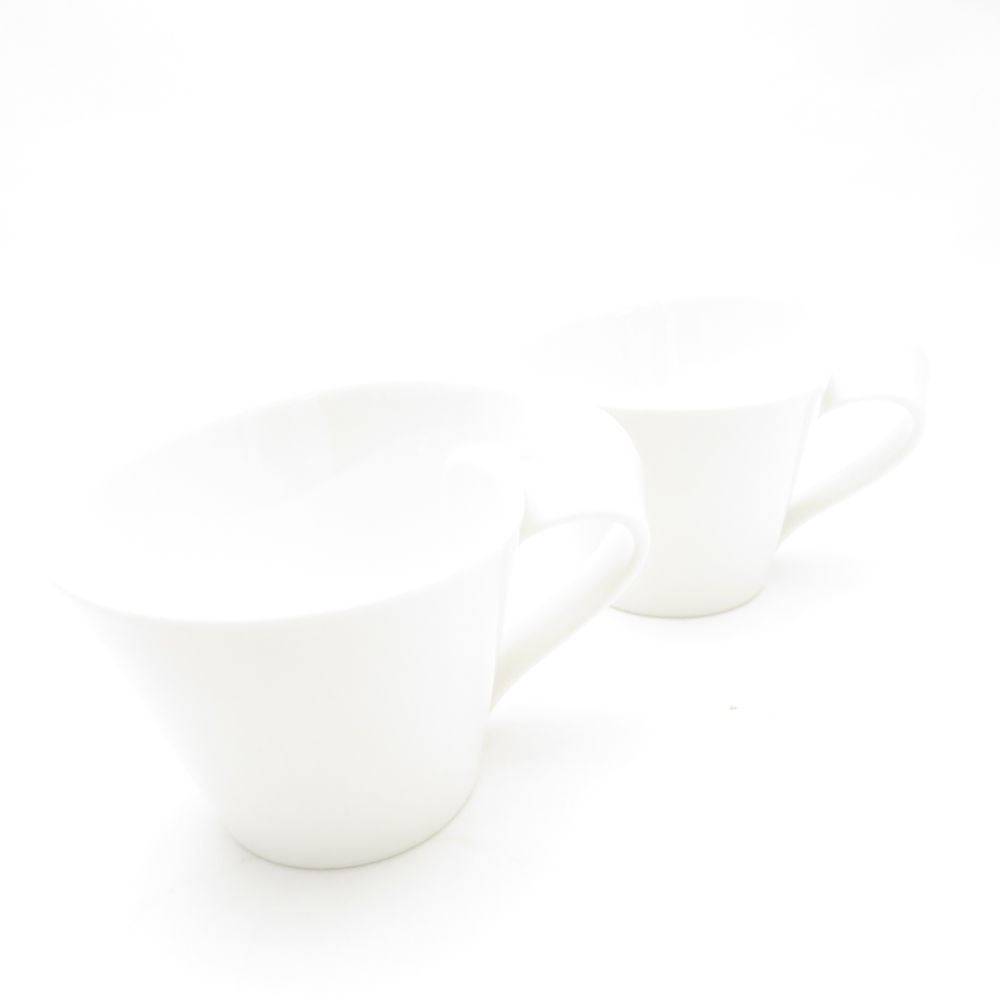 美品 Villeroy&Boch ビレロイ＆ボッホ ニューウェイブ マグカップ 2点 ペア カプチーノ カフェ ニューウェーブ SU13338B3 【中古】