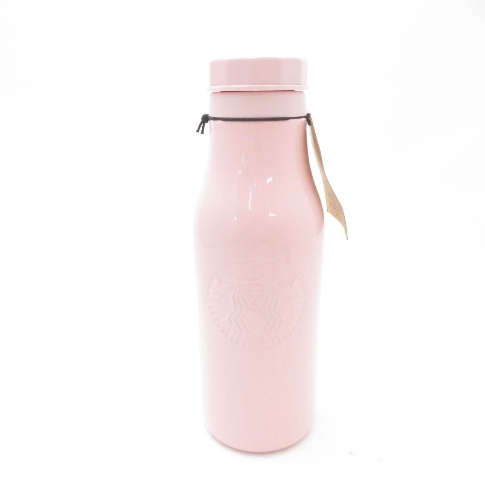 未使用 STARBUCKS スターバックス ステンレス ロゴボトル 473ml スタバ 携帯用まほうびん タンブラー SC9532F1 【中古】