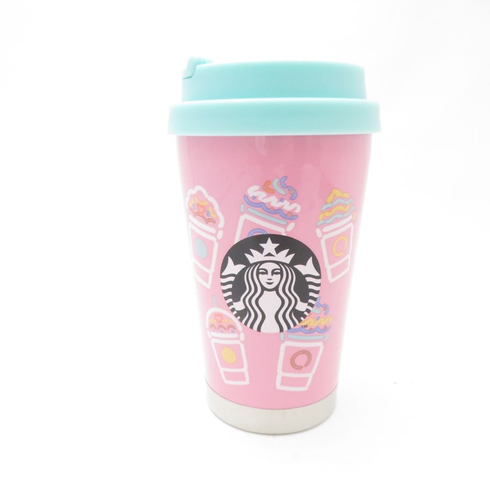 美品 STARBUCKS スターバックス TOGO フラペチーノ ステンレス ロゴタンブラー 355ml スタバ 真空二重構造 SC9533F1 【中古】
