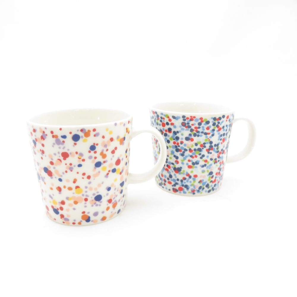 iittala イッタラ ヘレ マグカップ 2点 アメジスト＆ブルー 廃盤色 コップ SC9553A2 【中古】
