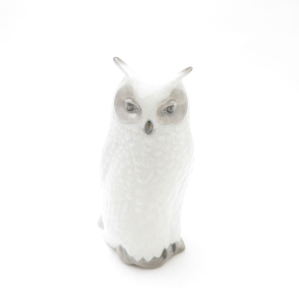 美品 ROYAL COPENHAGEN ロイヤルコペンハーゲン Owl ミミズク みみずく 2007年 フィギュリン 梟 フクロウ ふくろう 鳥オブジェ 置物 SU13406L1 【中古】