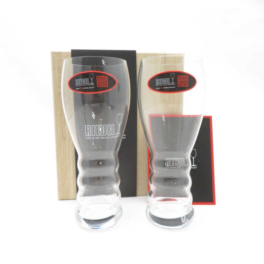 未使用 RIEDEL リーデル 0414/11-2-WEB オー・ビアー ビールグラス 2点 ペア 245ml SC9550E2 【中古】