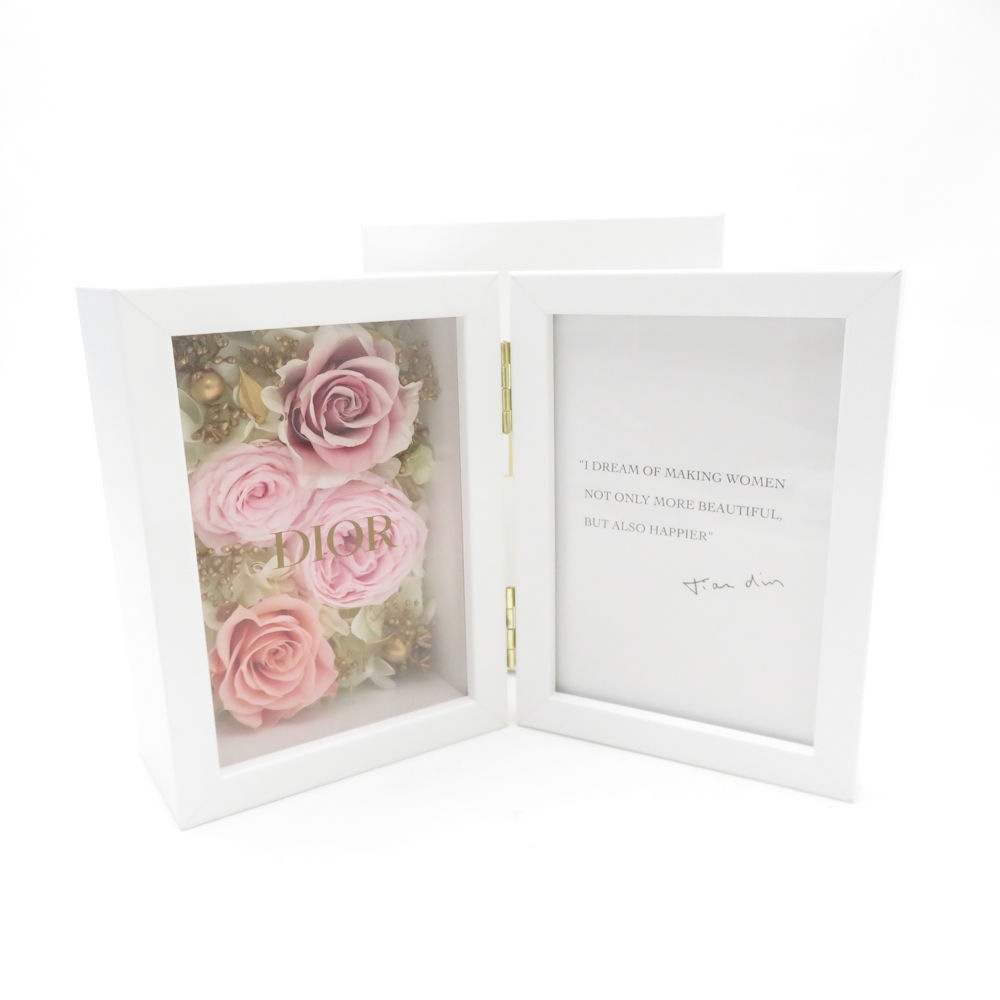 未使用 Dior ディオール フォトフレーム ブリザードフラワー インテリア SO3707K2 【中古】