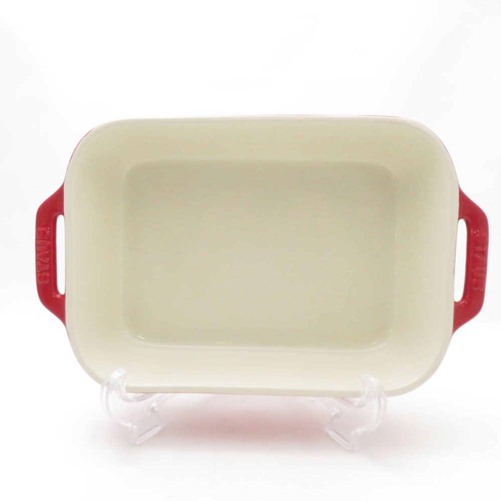 美品 STAUB ストウブ レクタンギュラーディッシュ 27cm SC9579L1 【中古】